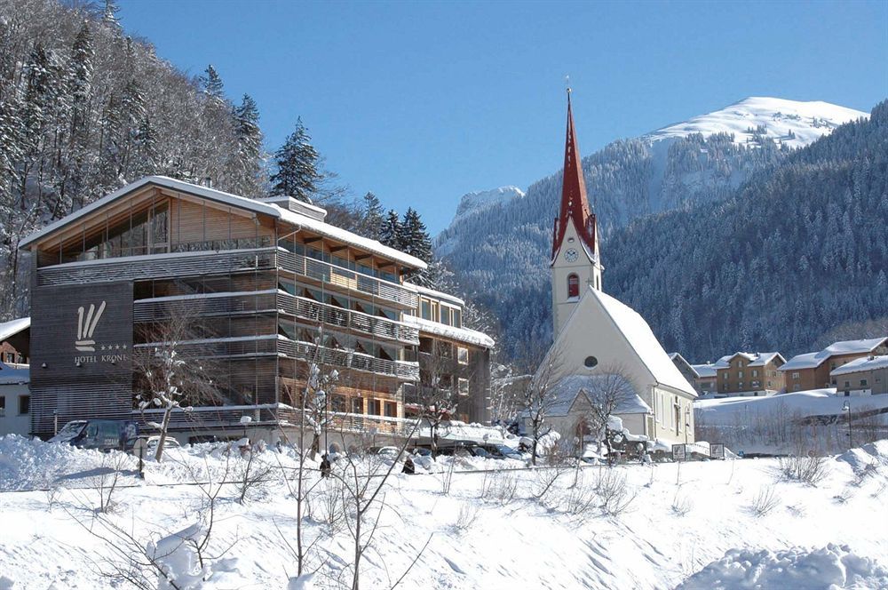 Hotel Krone In Au Au (Vorarlberg) Eksteriør bilde