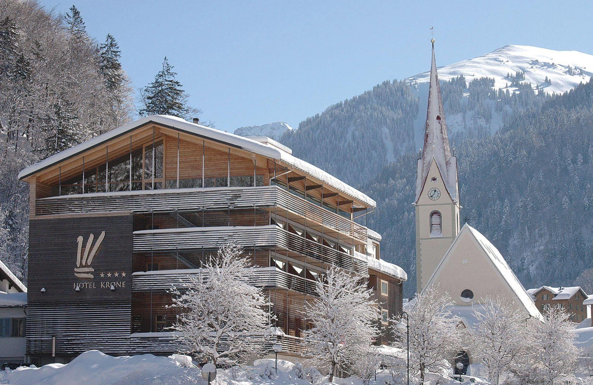 Hotel Krone In Au Au (Vorarlberg) Eksteriør bilde